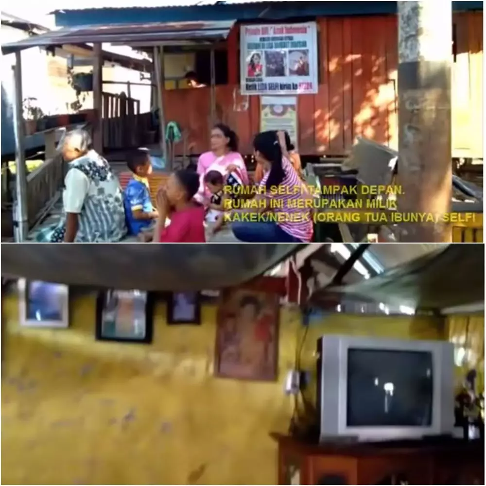 potret rumah jebolan lida di kampung halaman © YouTube