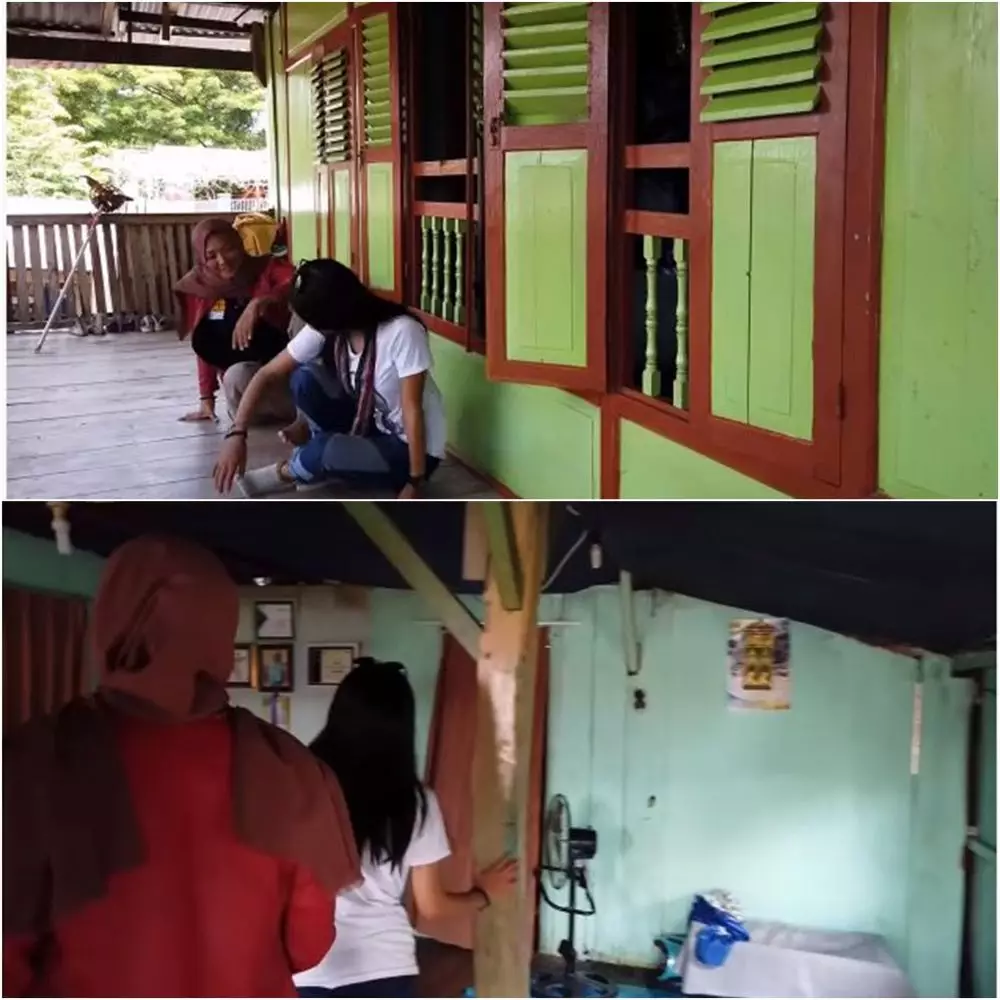 potret rumah jebolan lida di kampung halaman © YouTube