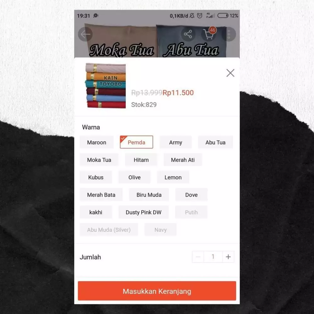 varian barang di online shop lucu abis © 2021 instagram.com