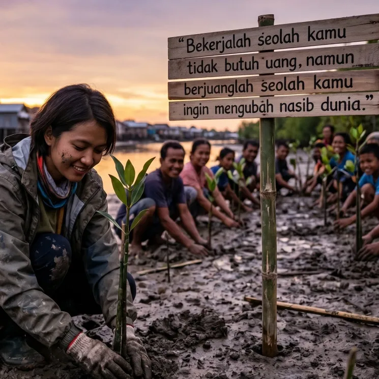 100 Kata-kata motivasi pejuang rupiah 2026, bangkitkan semangat cari rezeki
