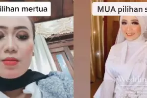 Pengantin ini bandingkan MUA pilihan mertua vs sendiri, beda banget