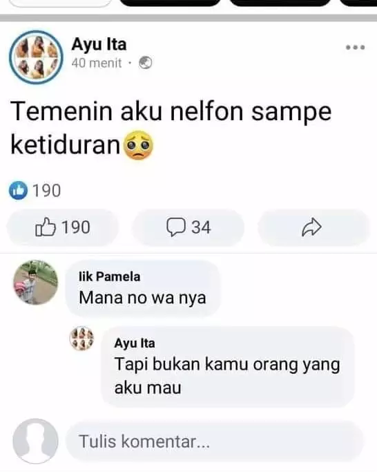 tanya jawab asmara di medsos lucu © 2021 instagram.com