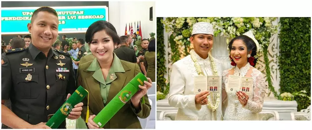 Pernikahan Seleb dan Perwira TNI Polri © 2021 brilio.net