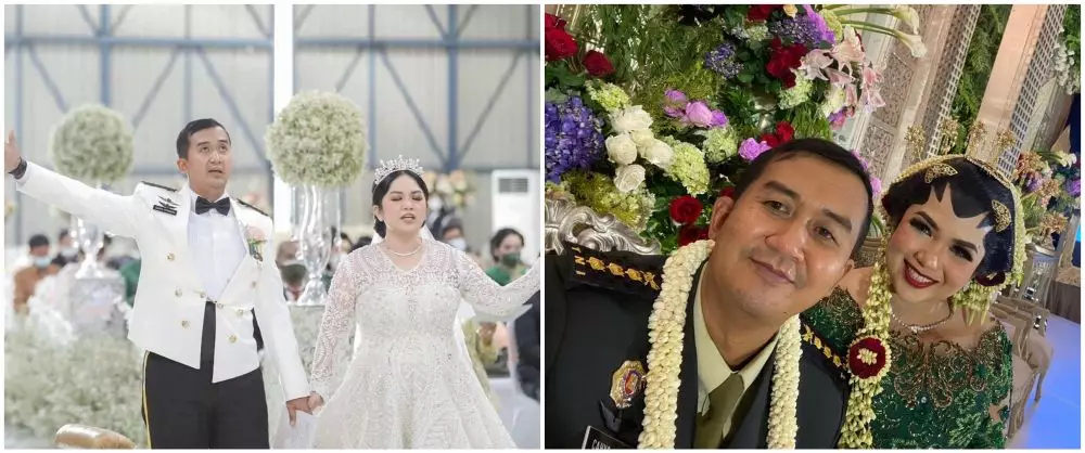 Pernikahan Seleb dan Perwira TNI Polri © 2021 brilio.net