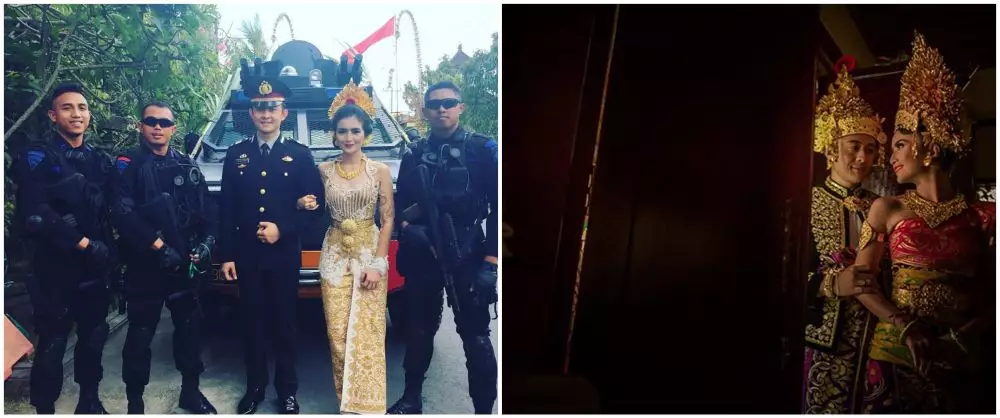 Pernikahan Seleb dan Perwira TNI Polri © 2021 brilio.net