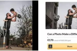 Foto ayah dan anak disabilitas menang SIPA 2021, kisahnya penuh haru