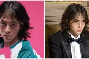 7 Pemotretan Adhisty Zara bertema Squid Game, dandan ala Kang Sae-byok