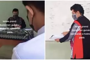 Murid ini unggah video sosok guru, disebut mirip Hotman Paris