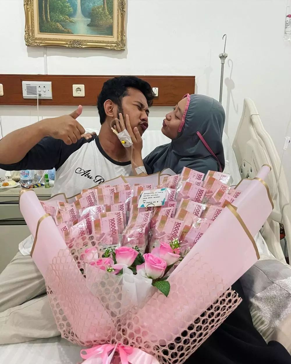 Ega Noviantika ultah di rumah sakit © Instagram