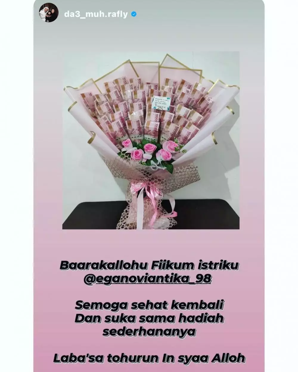 Ega Noviantika ultah di rumah sakit © Instagram