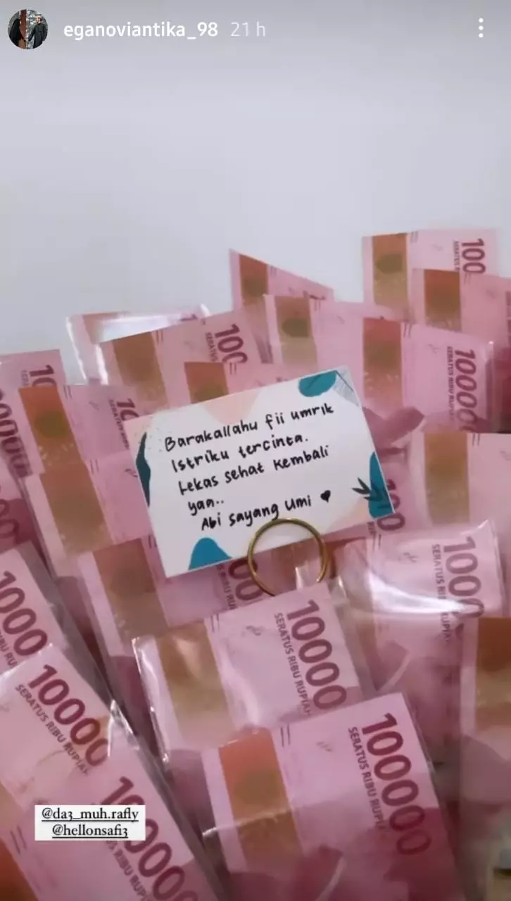Ega Noviantika ultah di rumah sakit © Instagram