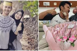 7 Momen Ega Noviantika ultah di rumah sakit, Rafly DA beri buket uang