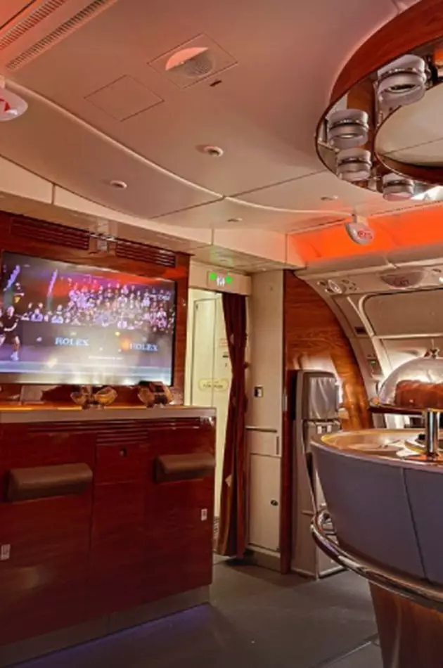 potret mewah private jet syahrini © instagram