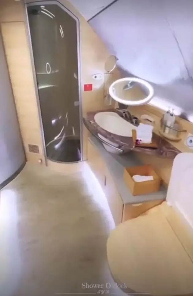 potret mewah private jet syahrini © instagram