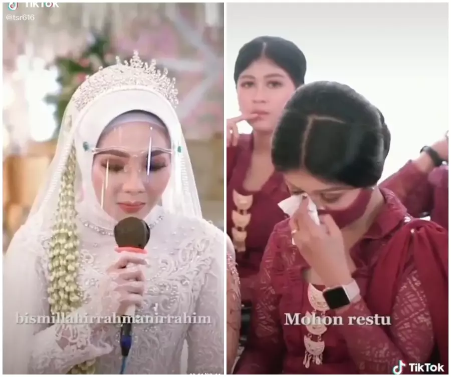 pengantin salah sebut nama © 2021 TikTok