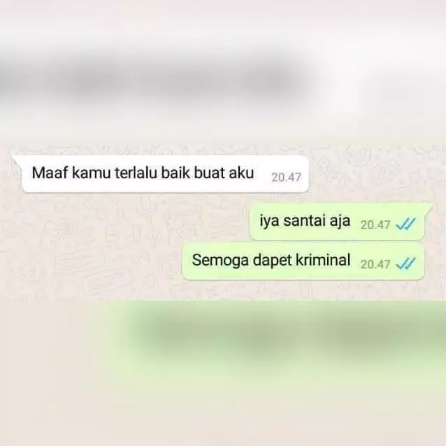 chat gebetan singkat tapi nyesek banget © 2021 instagram.com