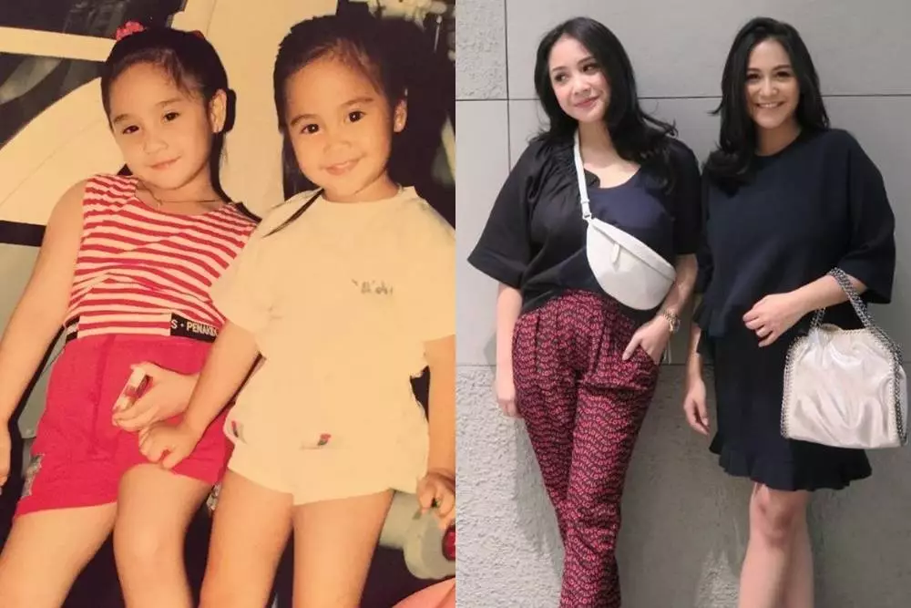 beda gaya dulu dan kini seleb kakak beradik © instagram