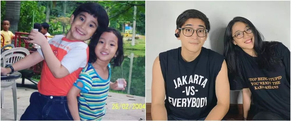 beda gaya dulu dan kini seleb kakak beradik © instagram
