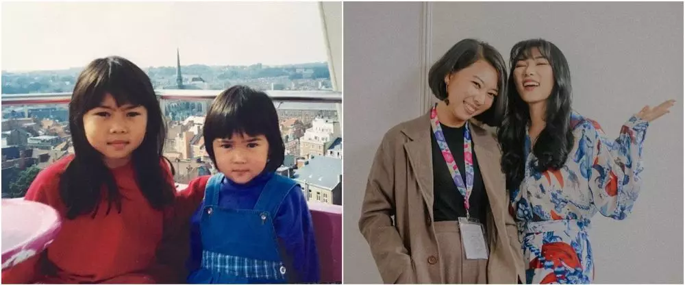 beda gaya dulu dan kini seleb kakak beradik © instagram