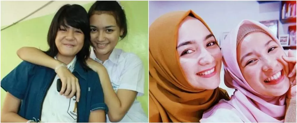 potret dulu dan kini pasangan seleb bersahabat © instagram