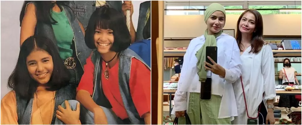 potret dulu dan kini pasangan seleb bersahabat © instagram