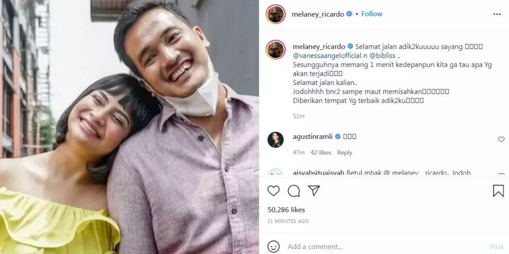 Ungkapan duka rekan artis atas kepergian Vanessa Angel © berbagai sumber