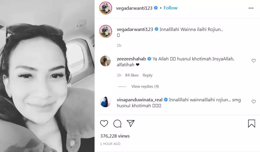 Ungkapan duka rekan artis atas kepergian Vanessa Angel © berbagai sumber