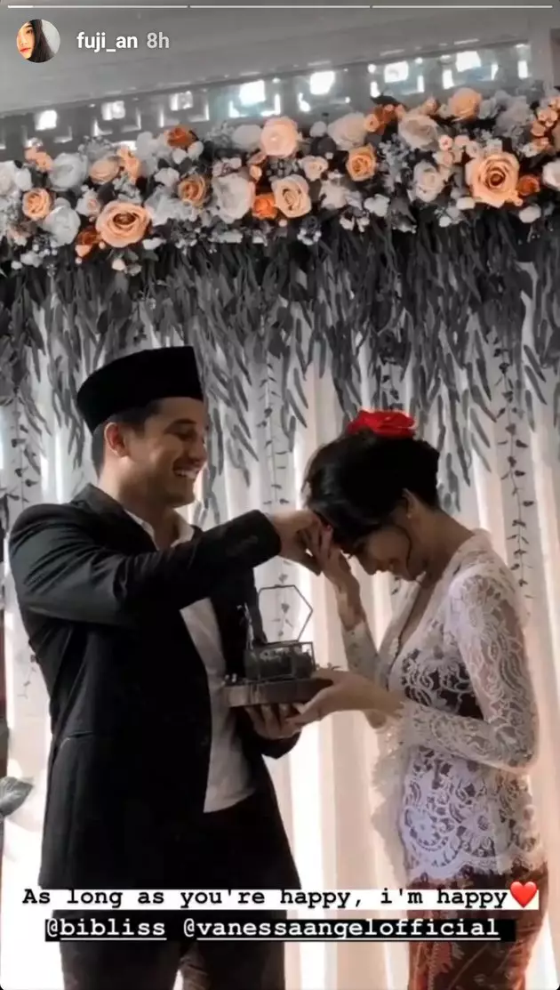 7 Foto kenangan Vanesa-Bibi di resepsi pernikahan © 2021 brilio.net