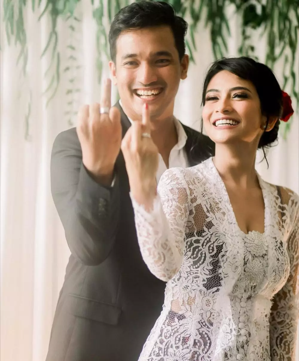 7 Foto kenangan Vanesa-Bibi di resepsi pernikahan © 2021 brilio.net