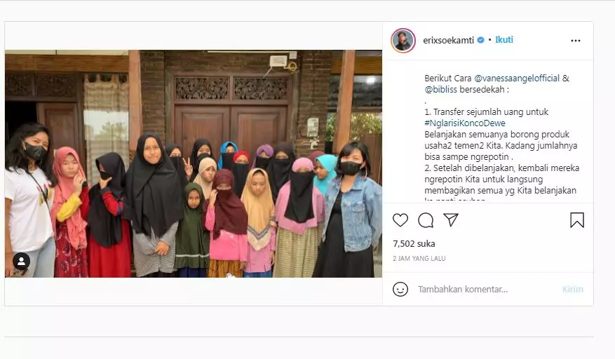 Vanessa Angel dan Bibi sedekah di panti asuhan © 2021 brilio.net