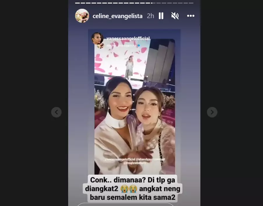 kenangan Celine sama vanessa berbagai sumber