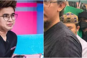 Billy Syahputra hadir di pemakaman Vanessa Angel, ikut tandu jenazah