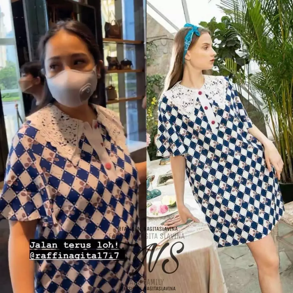 Taksiran pakaian Nagita saat hamil Instagram