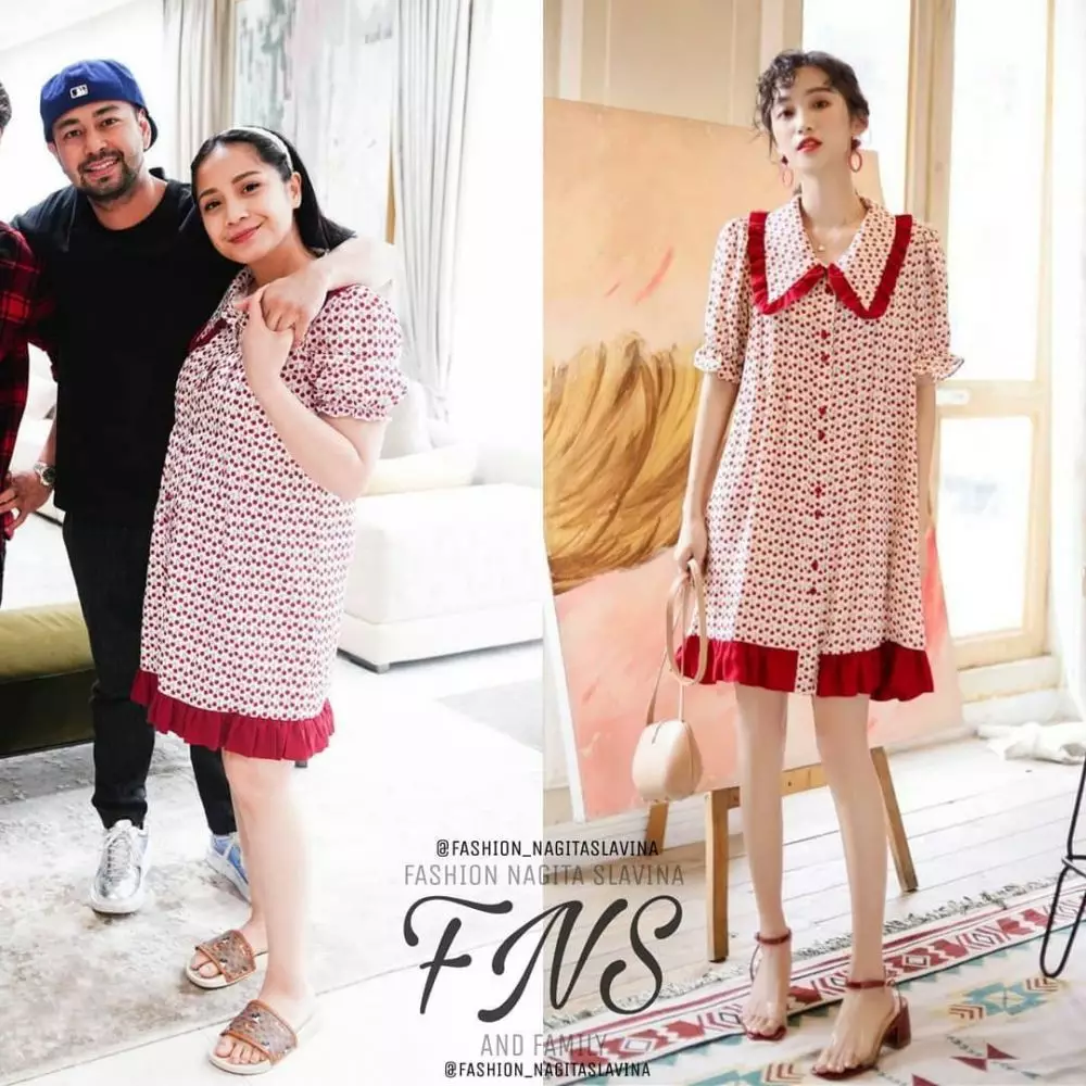 Taksiran pakaian Nagita saat hamil Instagram