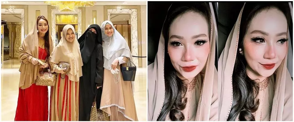 Gaya artis di pernikahan Ria Ricis © 2021 brilio.net