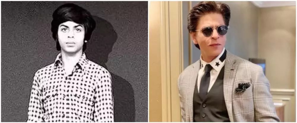 potret dulu dan kini Shah Rukh Khan © berbagai sumber