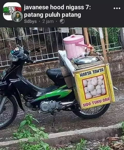 tulisan gerobak sepeda © 2021 berbagai sumber