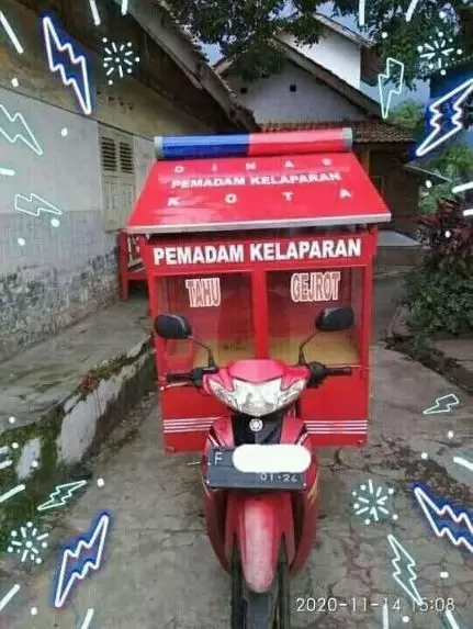 tulisan gerobak sepeda © 2021 berbagai sumber