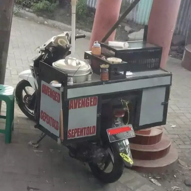 tulisan gerobak sepeda © 2021 berbagai sumber