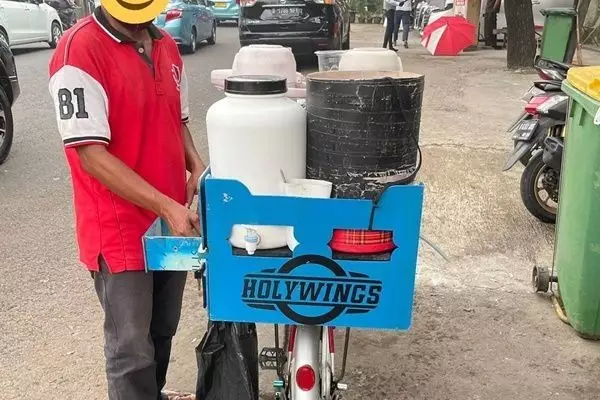 tulisan gerobak sepeda © 2021 berbagai sumber