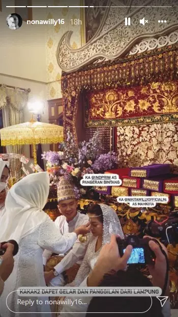 Momen pengajian 4 bulanan kehamilan Nikita Willy © Instagram Momen pengajian 4 bulanan kehamilan Nikita Willy © Instagram