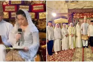 9 Momen pengajian 4 bulanan kehamilan Nikita Willy, usung adat Lampung