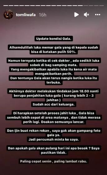 kondisi terkini pengasuh Gala © 2021 berbagai sumber