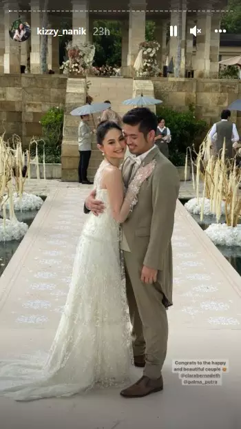 Momen pernikahan Clara Bernadeth © Instagram Momen pernikahan Clara Bernadeth © Instagram