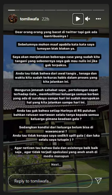 Klarifikasi Ernest Prakasa usai buat cuitan soal Gala Instagram