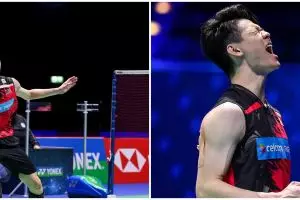 Suporter Indonesia semangati pebulu tangkis Malaysia, yelnya unik