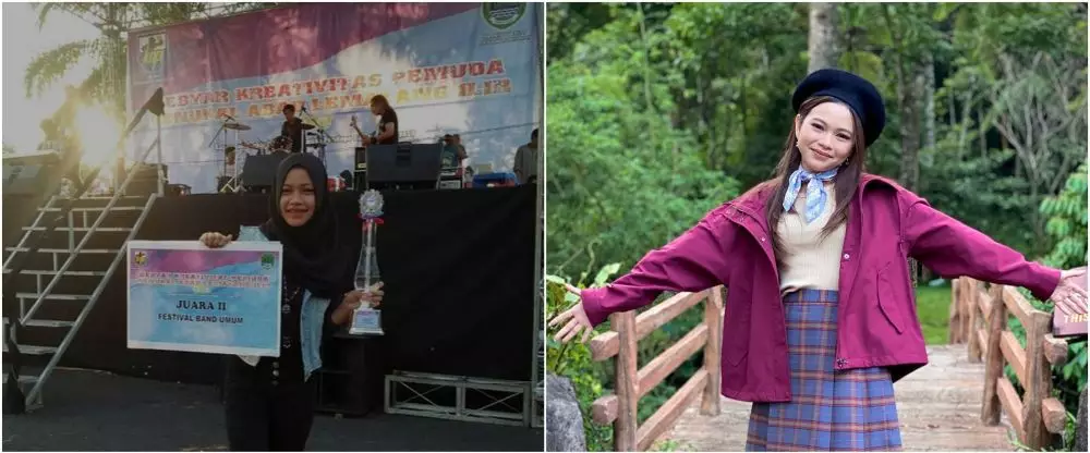 potret dulu dan kini juara lida © instagram potret dulu dan kini juara lida © instagram