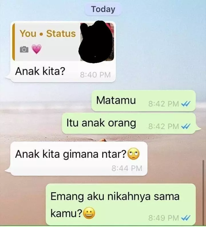 chat cinta nggak harus memiliki nyesek © 2021 instagram.com