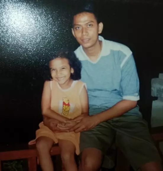 Potret kedekatan Vanessa Angel dan ayahnya © Instagram