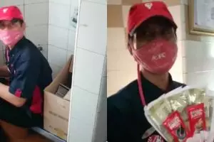 Momen pegawai dapat kejutan jelang pensiun usai 27 tahun bekerja, haru